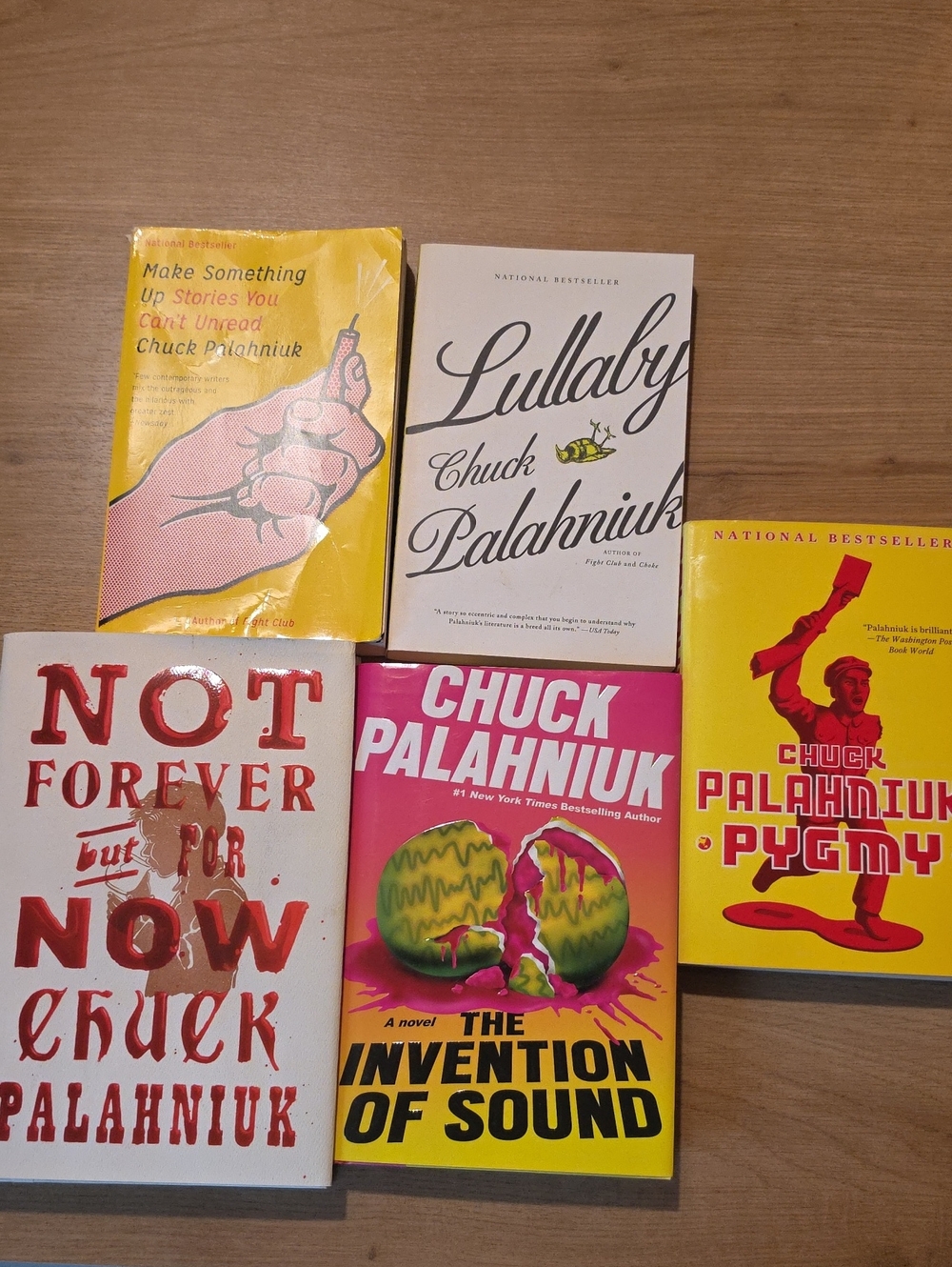 Chuck Palahniuk Book Lot